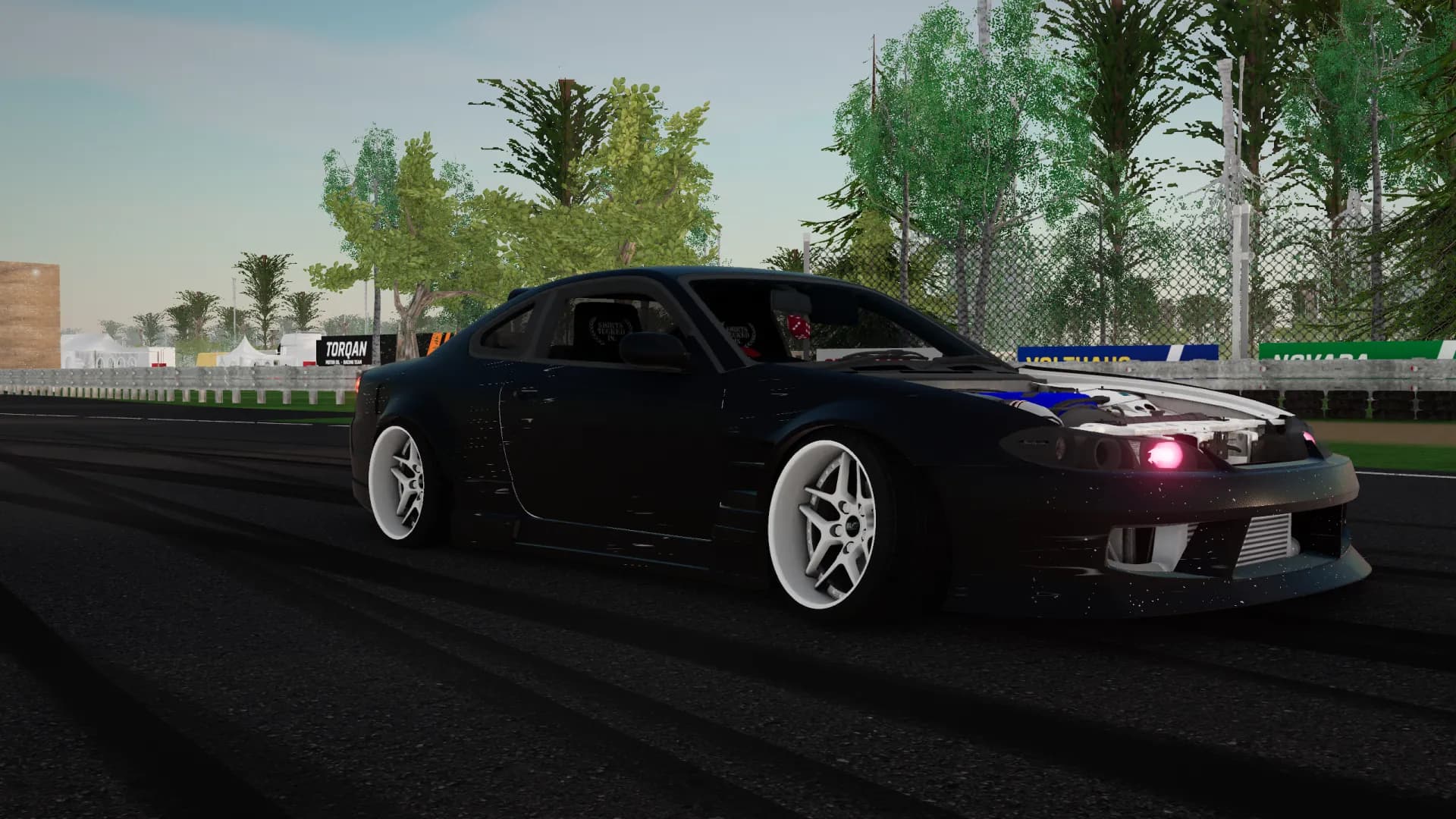 Nissan S15 in Midnight Black