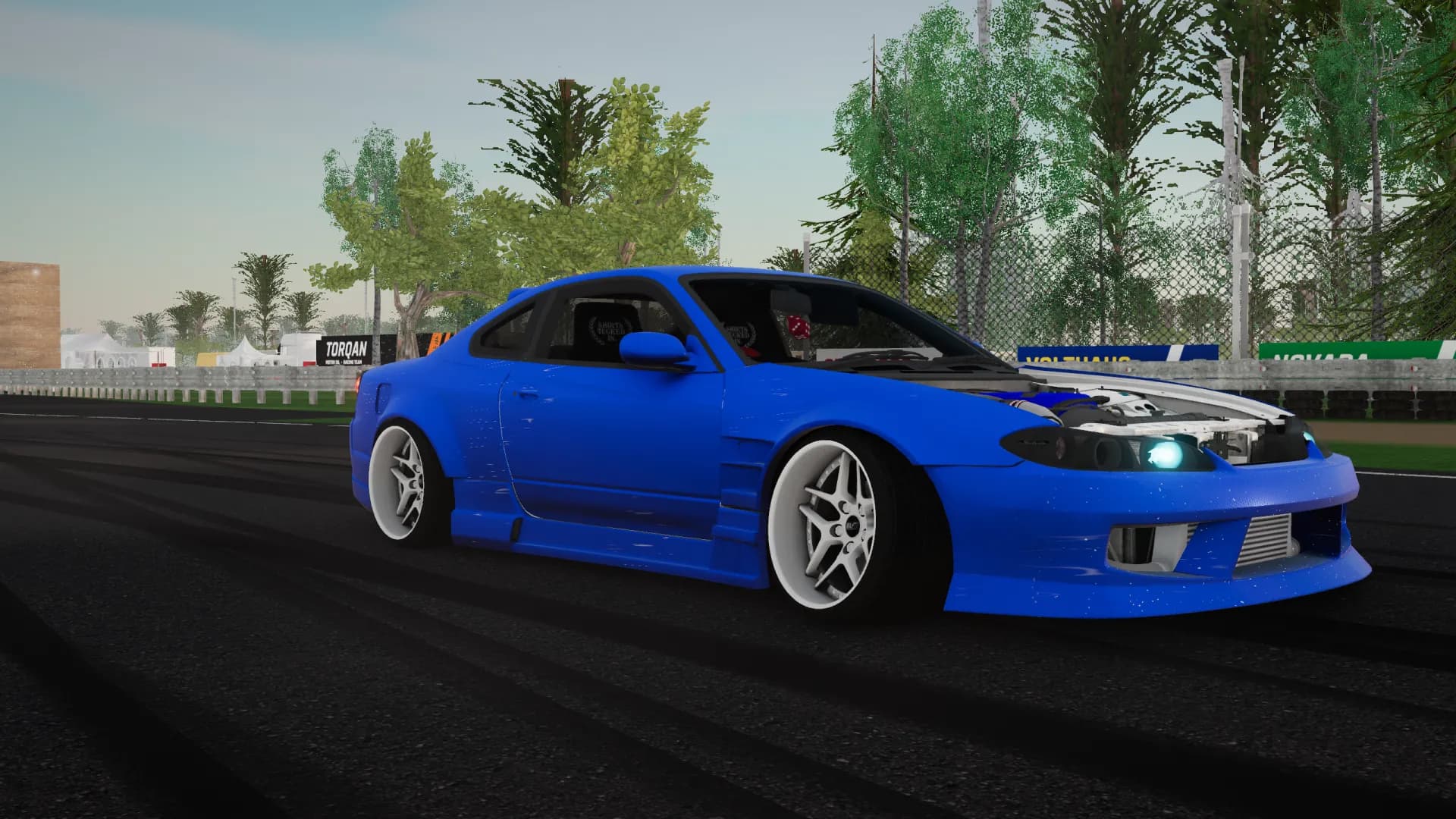 Nissan S15 in Bayside Blue