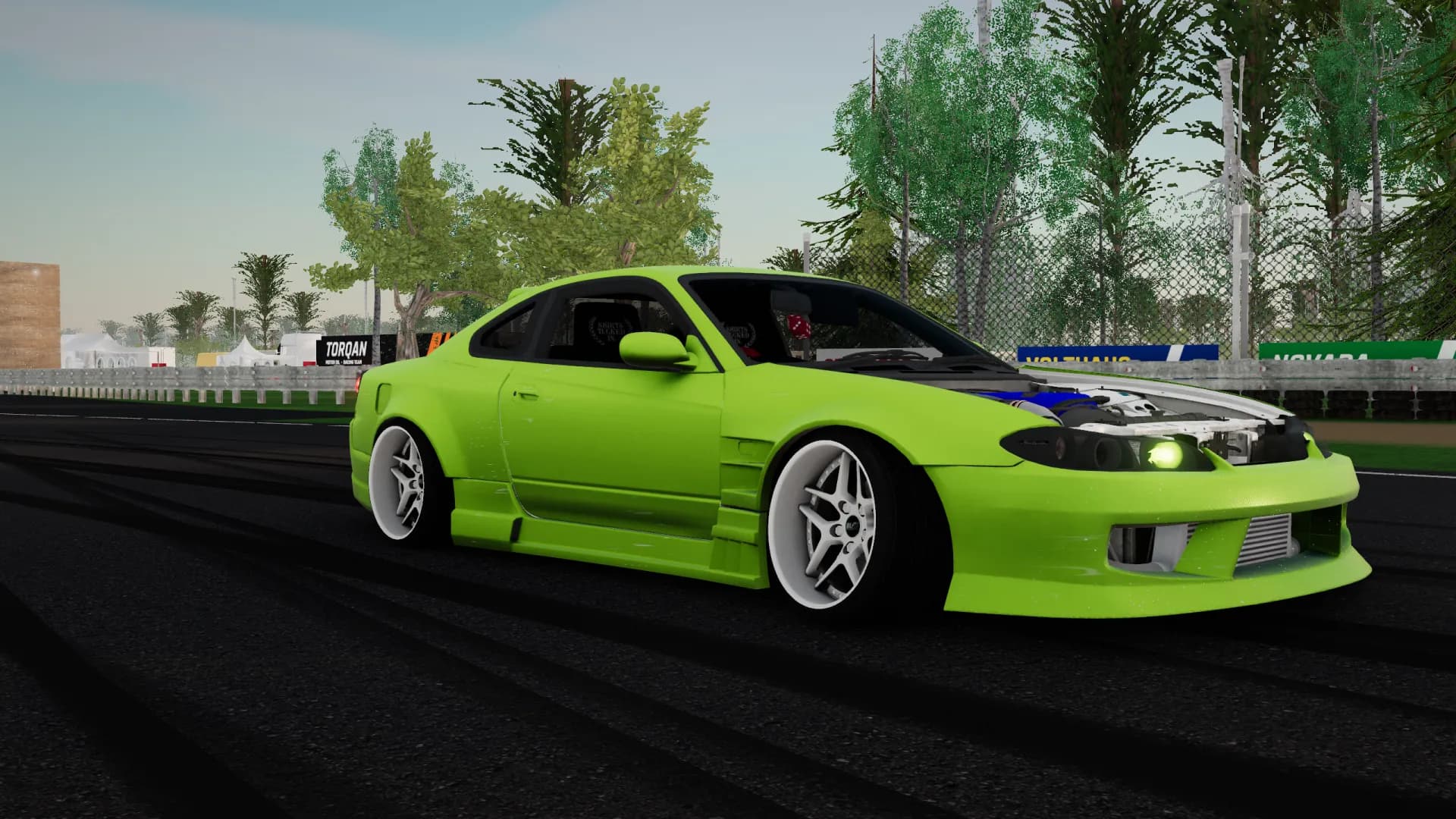 Nissan S15 in Lime Rush